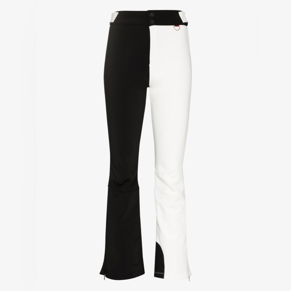 Saint Moritz Two-Tone Ski Trousers in black/white, size XS